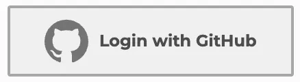 A Github login button displaying “Login with Github”