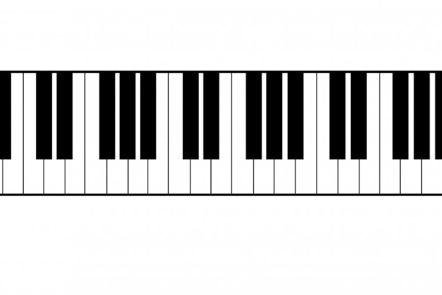 Piano keys