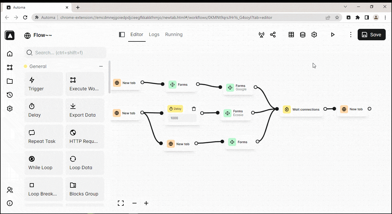 specific flow disabled